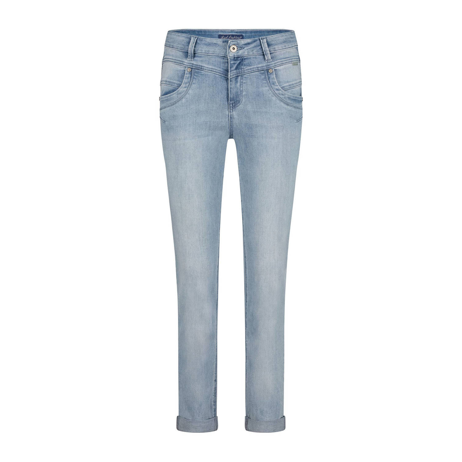 Red Button high waist slim fit jeans light blue denim