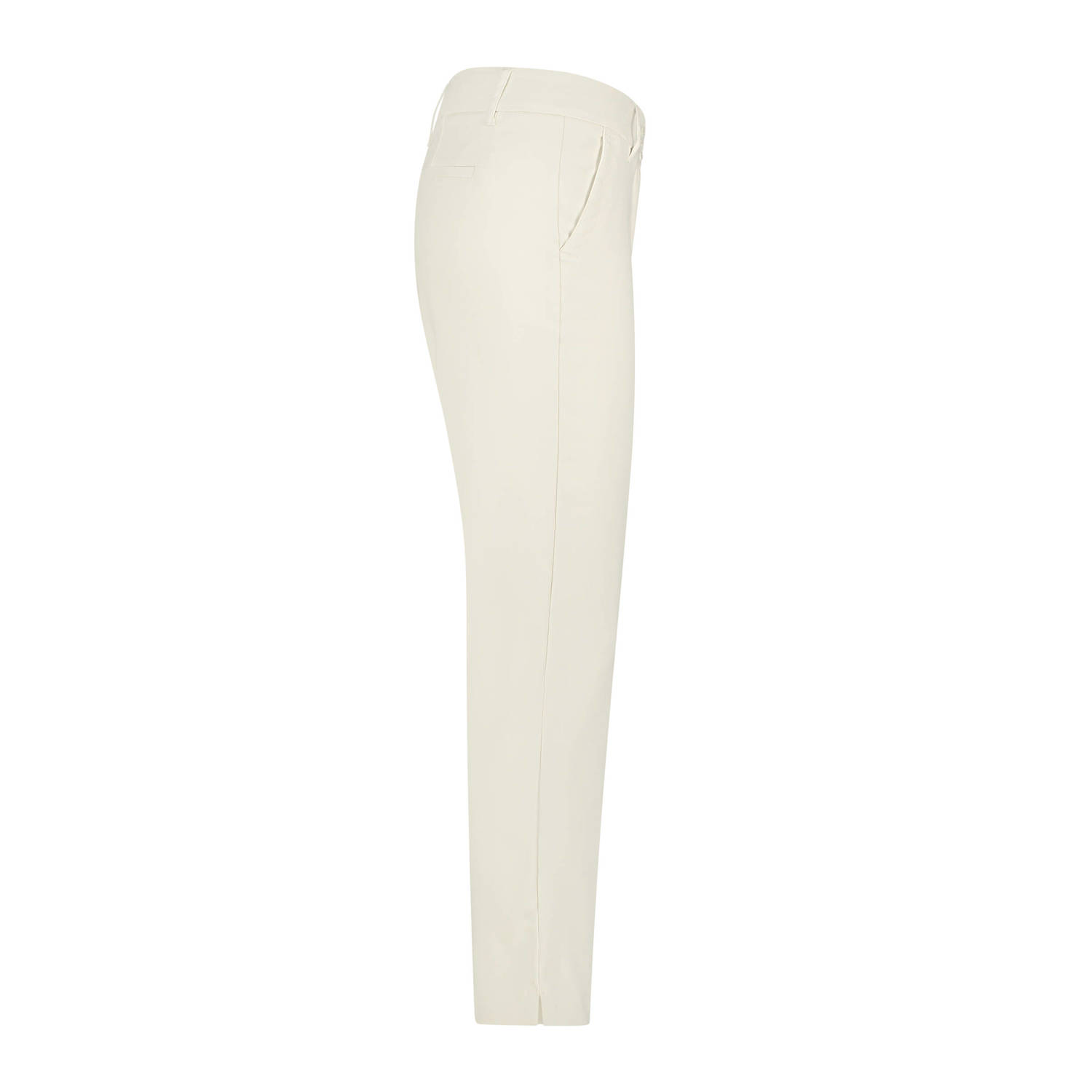 Red Button tapered high waist pantalon ecru