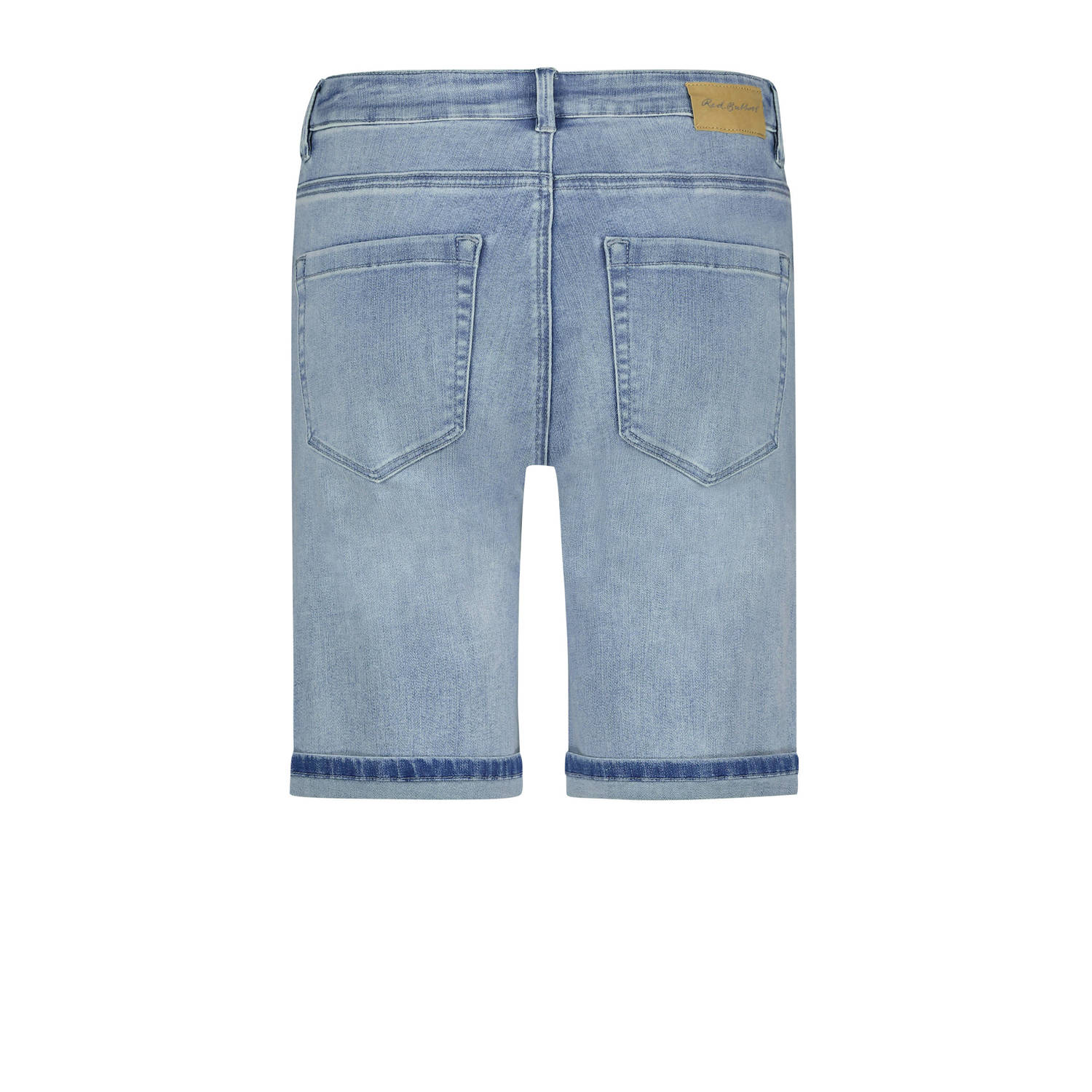 Red Button slim regular waist denim short light blue denim