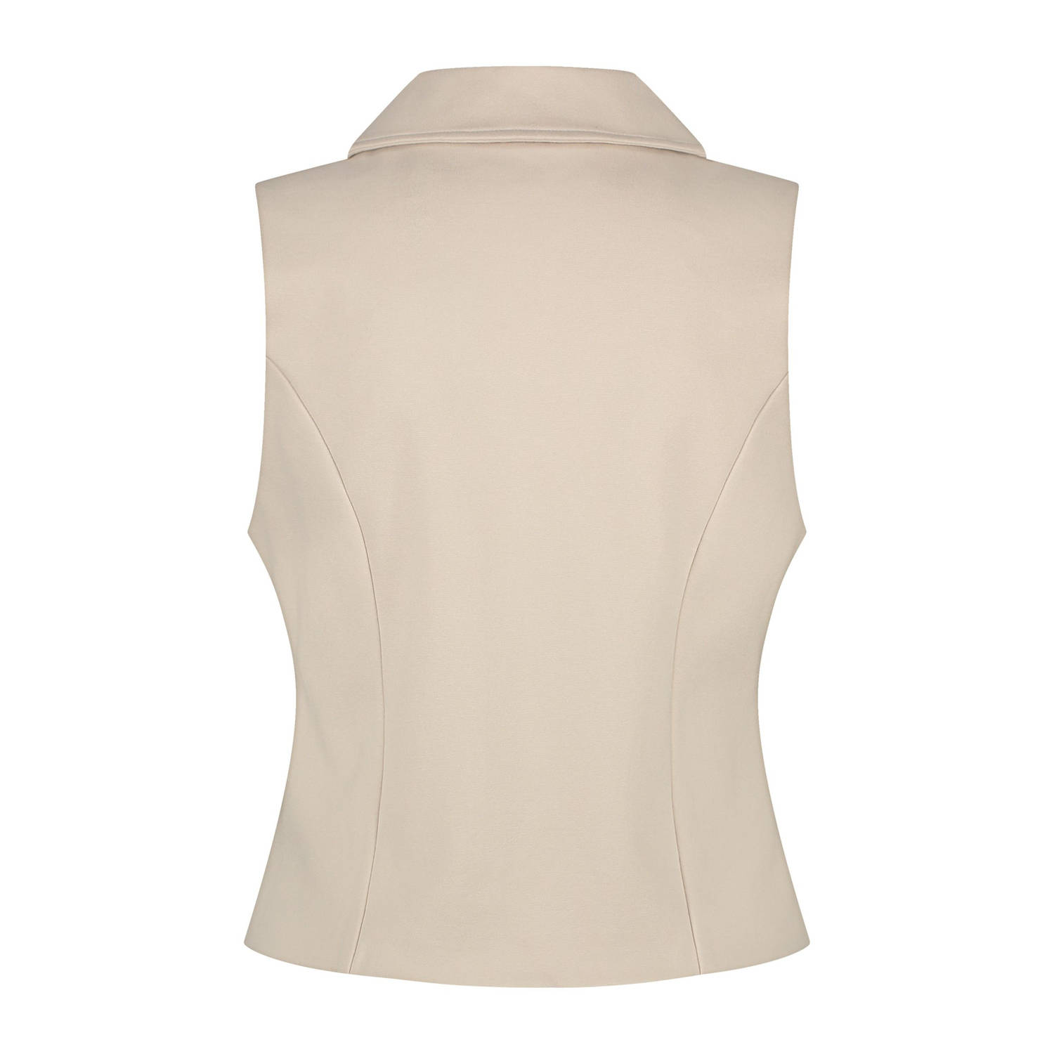 Red Button gilet naturel gebreid