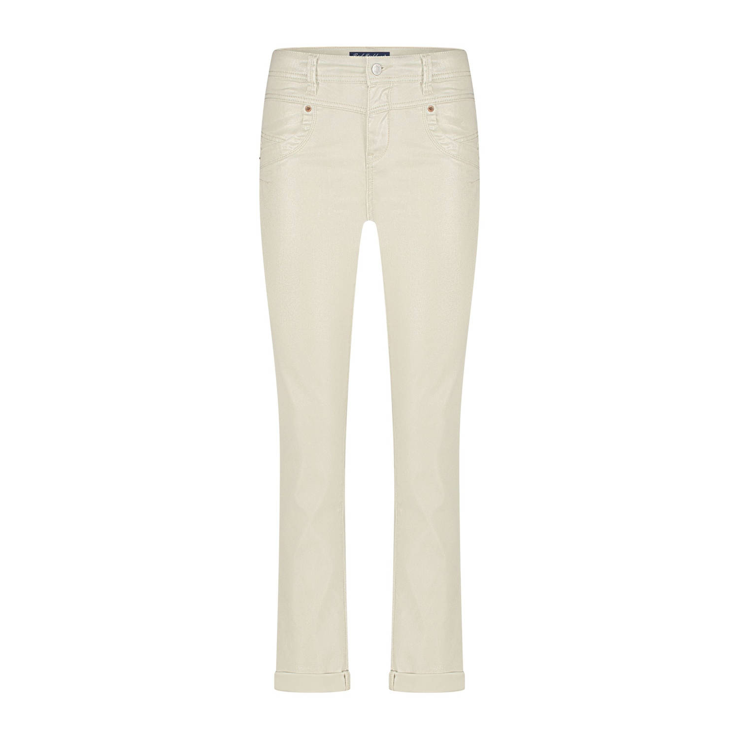 Red Button high waist slim fit jeans champagne