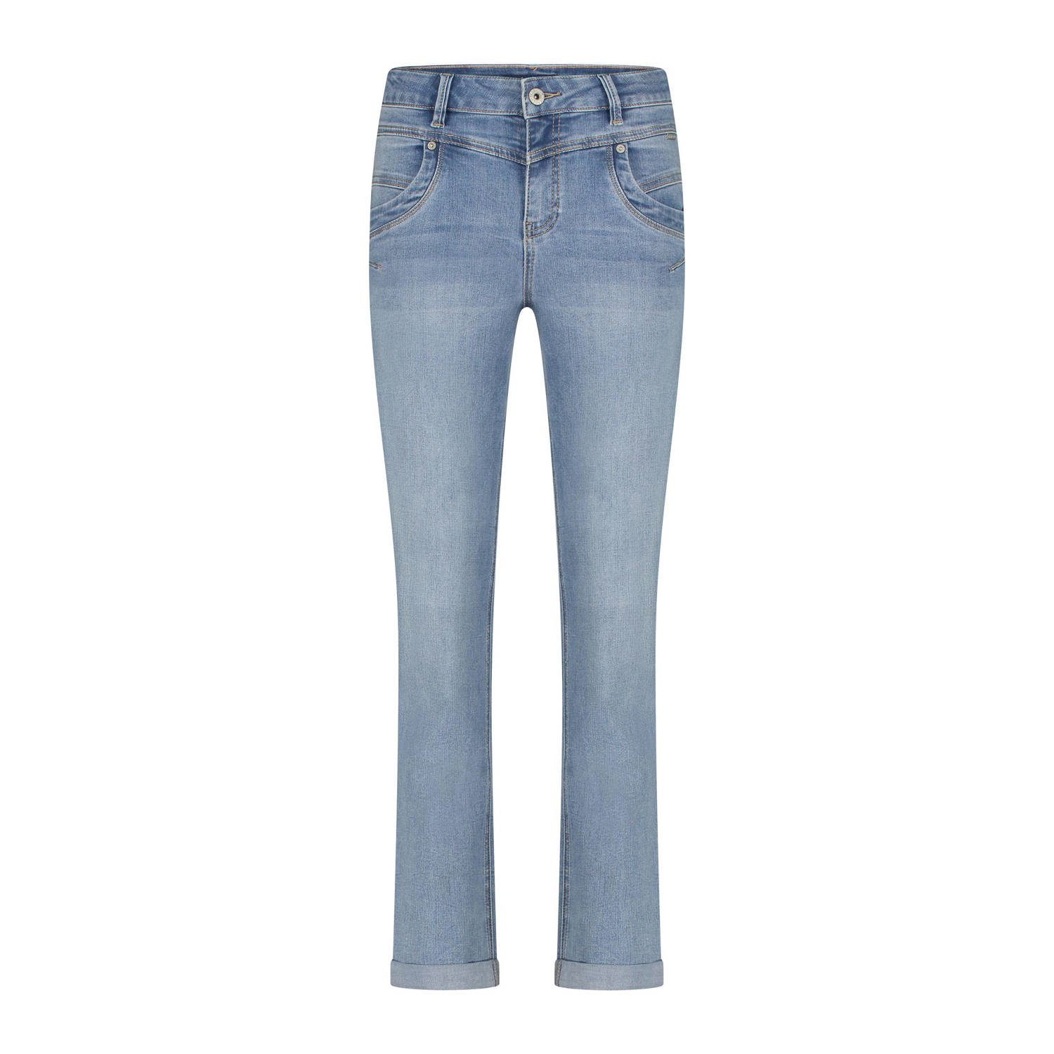 Red Button high waist slim fit jeans medium blue denim