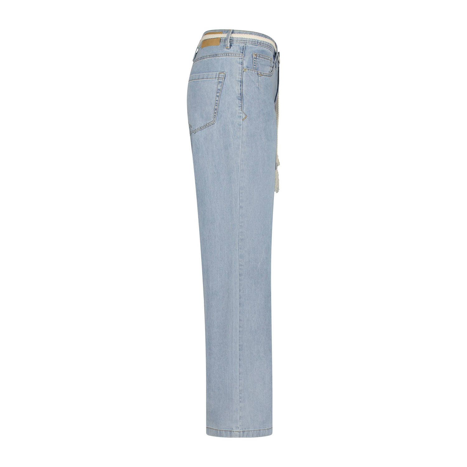 Red Button high waist wide leg jeans light blue denim