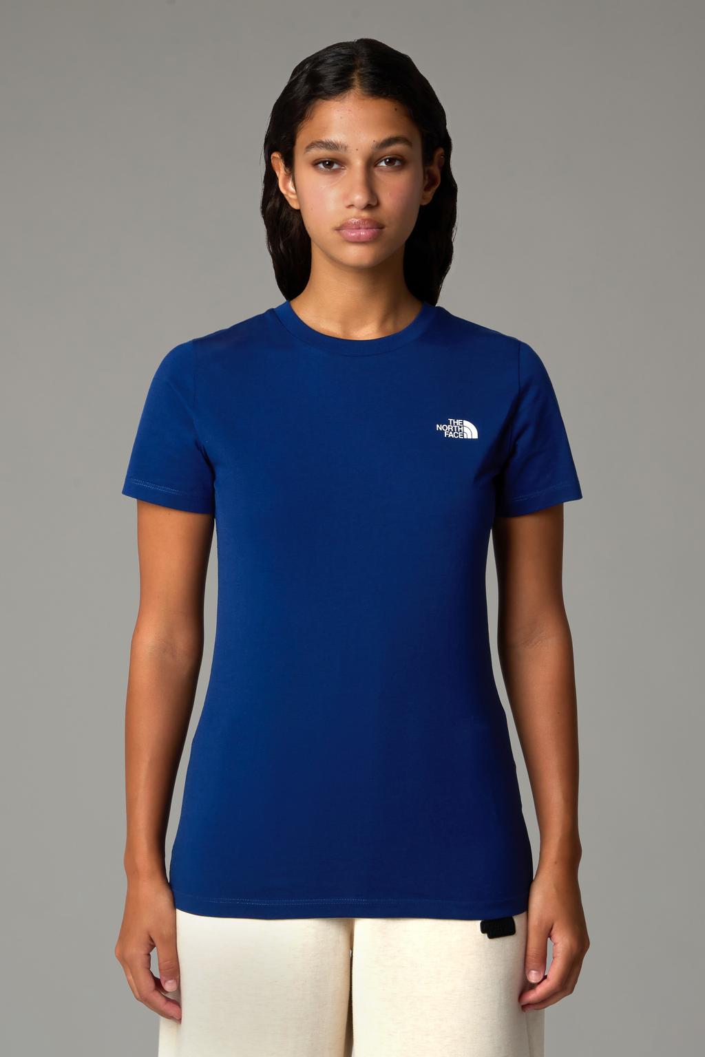 The North Face T-shirt Simple Dome donkerblauw