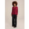 WE Fashion wide leg high waist pantalon zwart