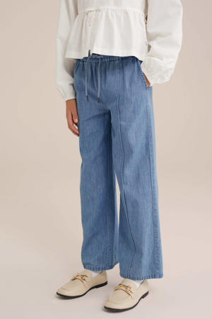 straight fit sweatpant light blue denim