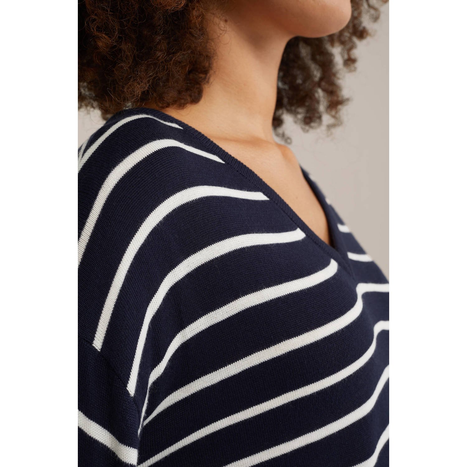 WE Fashion pullover donkerblauw