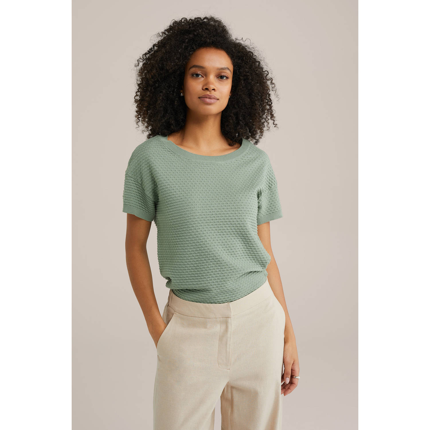 WE Fashion trui groen