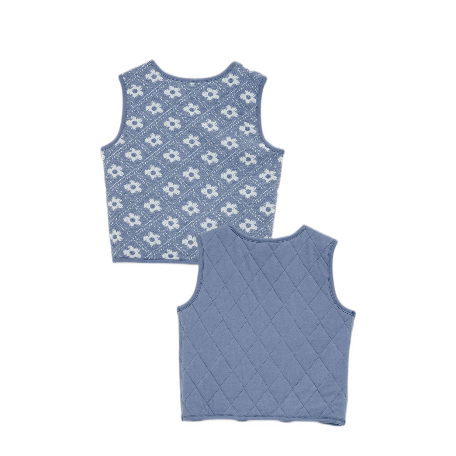 WE Fashion gilet blauw