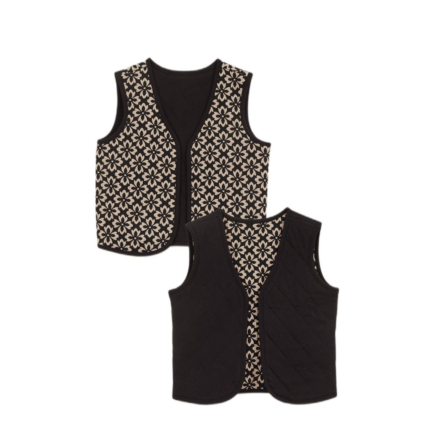 WE Fashion gilet zwart