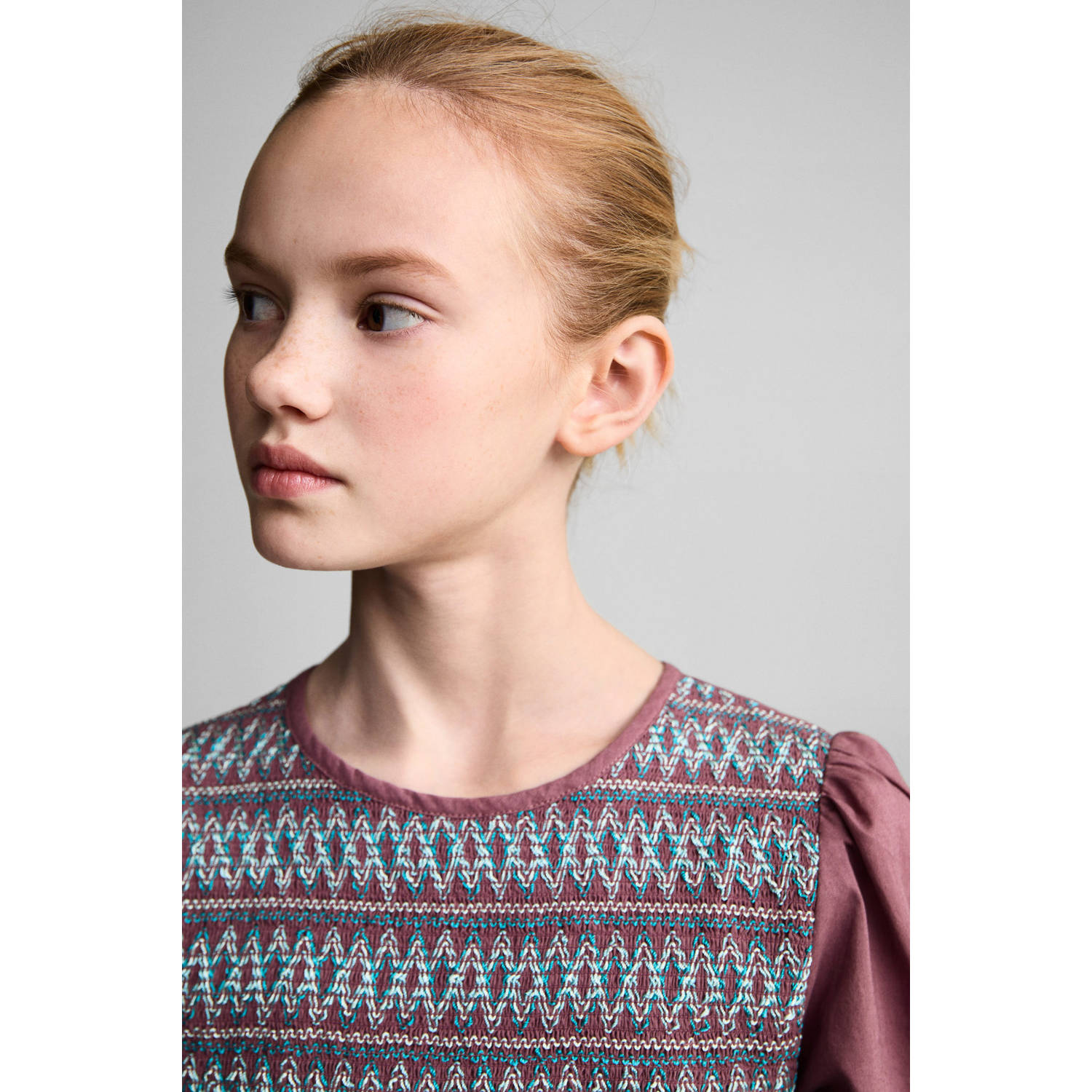 Mango Kids blousetop donkerrood