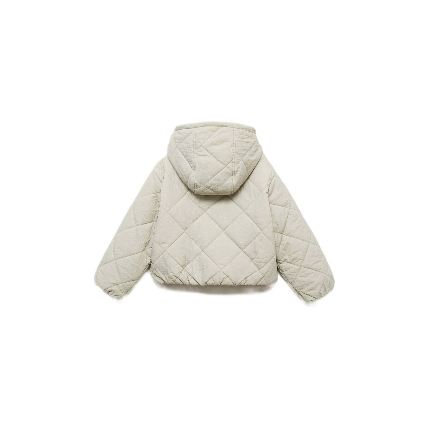 Mango Kids gewatteerde jas beige