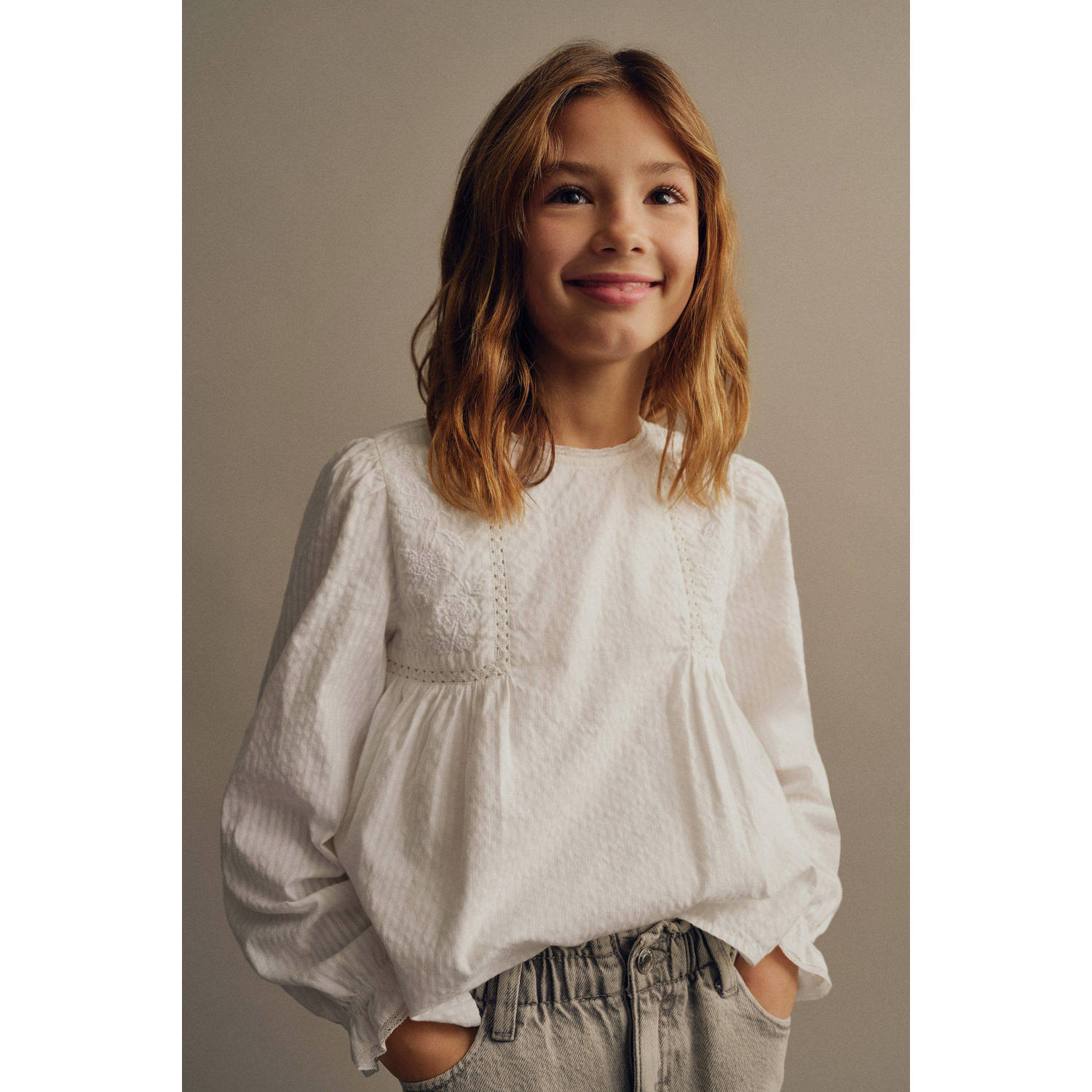 Mango Kids blousetop wit