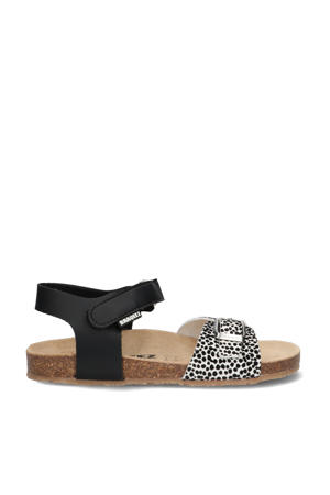 Sally Sand sandalen zwart/wit