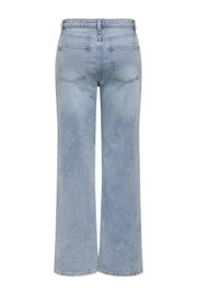 thumbnail: ONLY high waist wide leg jeans light blue denim
