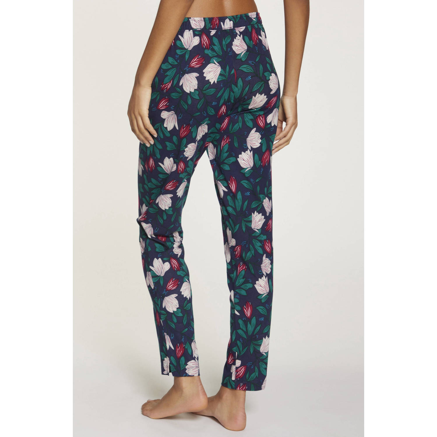 s.Oliver pyjamabroek donkerblauw groen