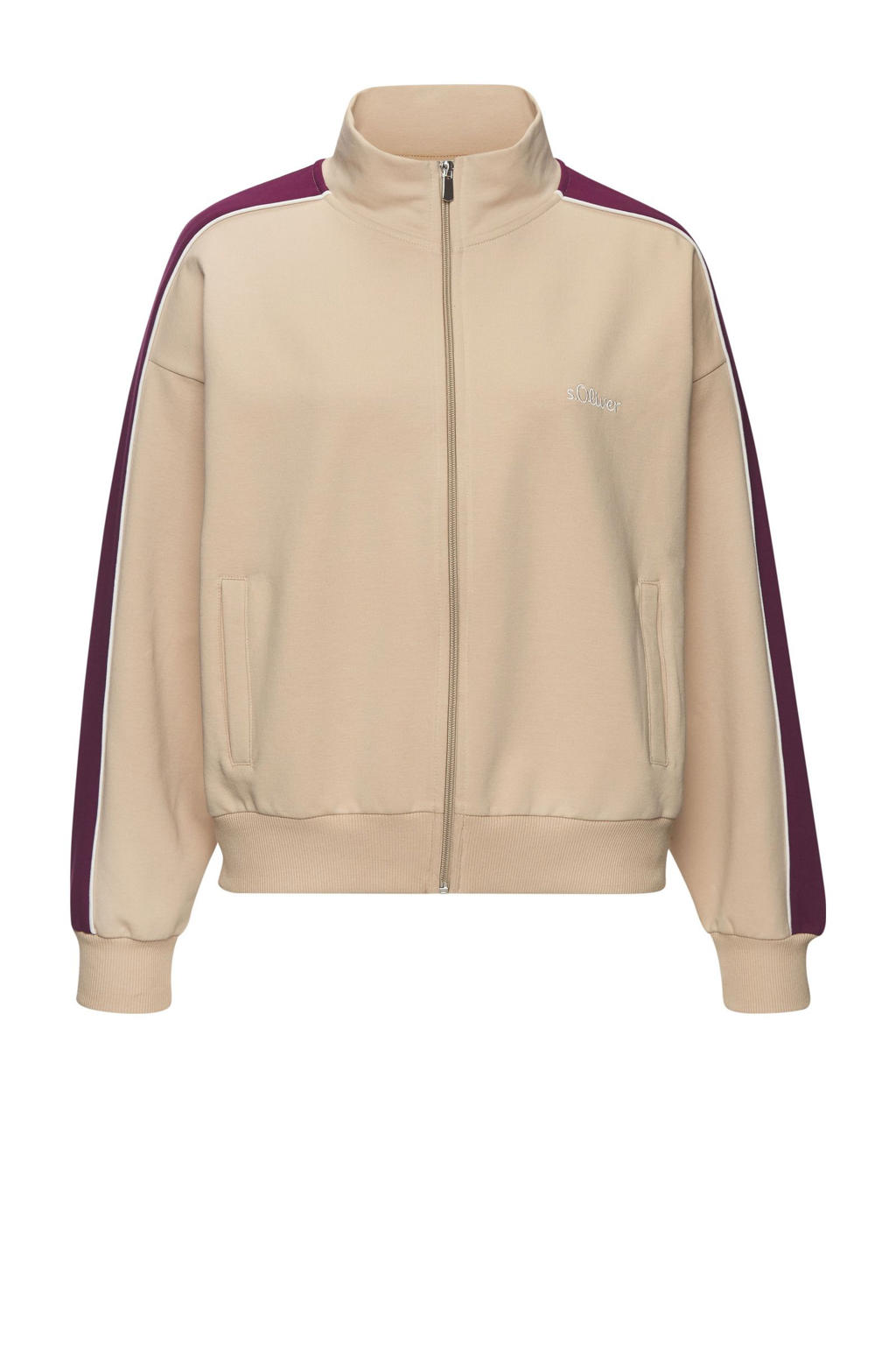 s.Oliver loungevest beige/groen