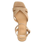 thumbnail: Manfield suède sandalettes beige
