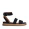 No Stress suède sandalen zwart