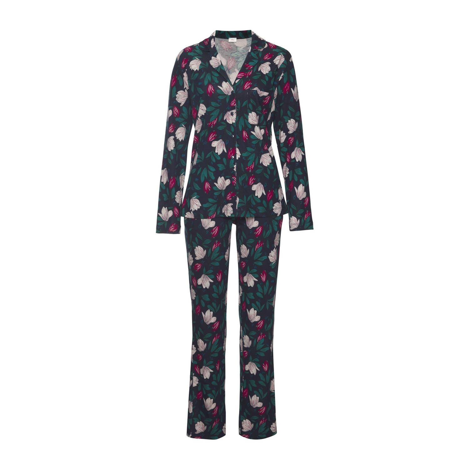 S.Oliver RED LABEL Beachwear Pyjama in klassieke stijl (set 2-delig)