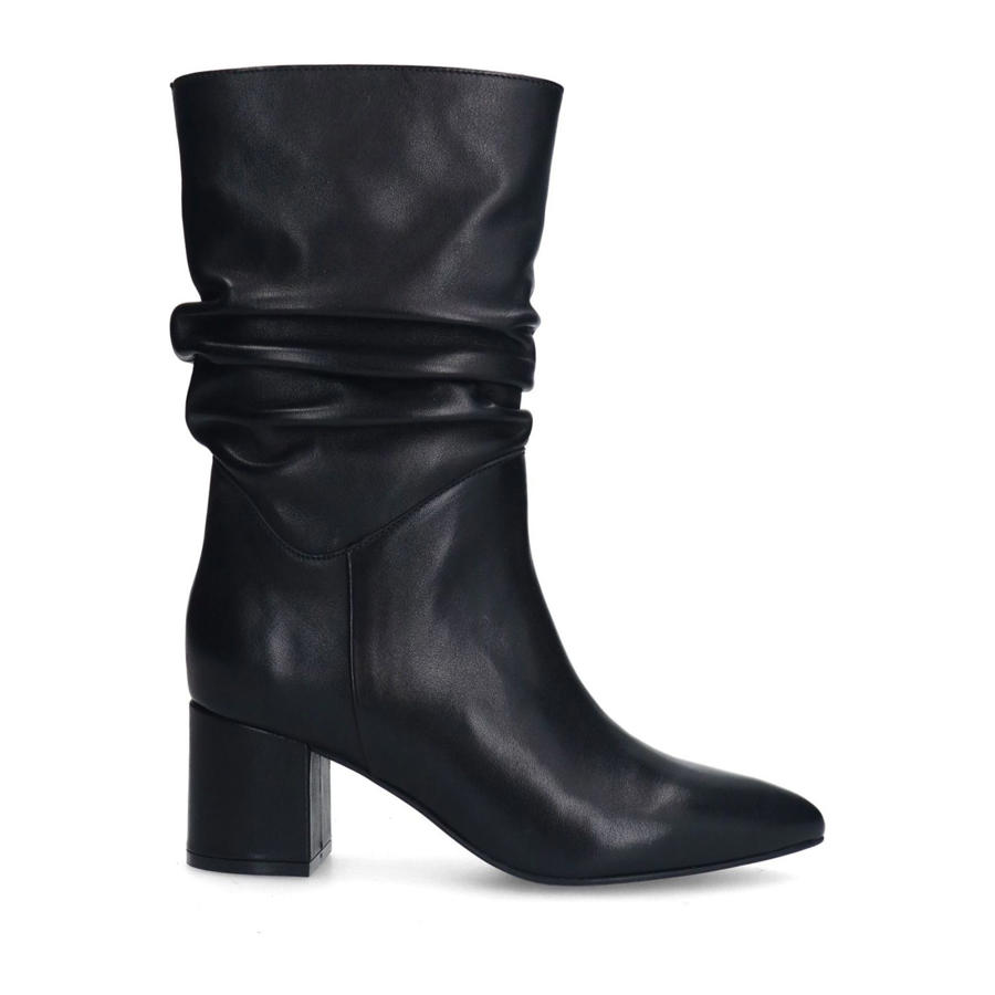 Halfhoge Laarzen Dames Kniehoge Laarzen Voor Dames, Stretchlaarzen