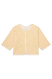 thumbnail: Noppies baby reversible vest beige/geel