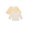 Noppies baby reversible vest beige/geel