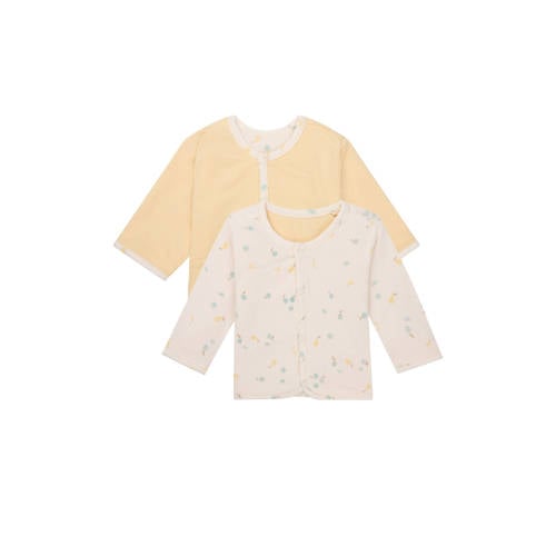 Noppies baby reversible vest beige/geel afbeelding