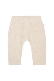 thumbnail: Ecru Noppies baby babybroek van katoen met elastische tailleband en melée print