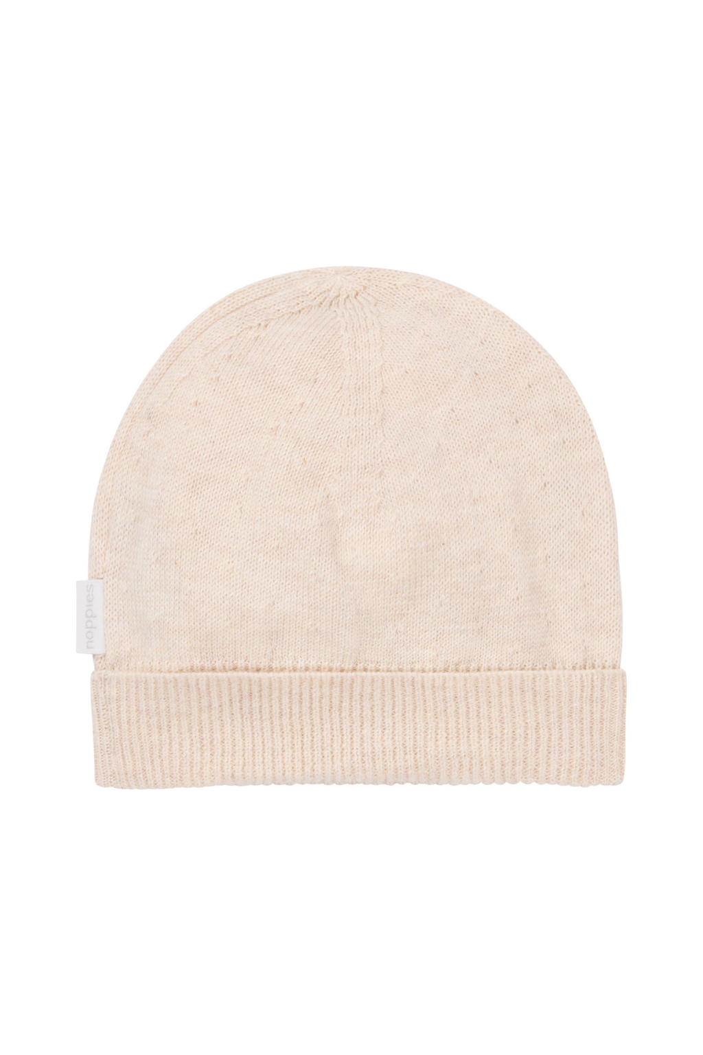Beige jongens en meisjes Noppies baby baby muts van katoen met effen