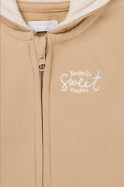 thumbnail: Noppies baby sweatvest lichtbruin