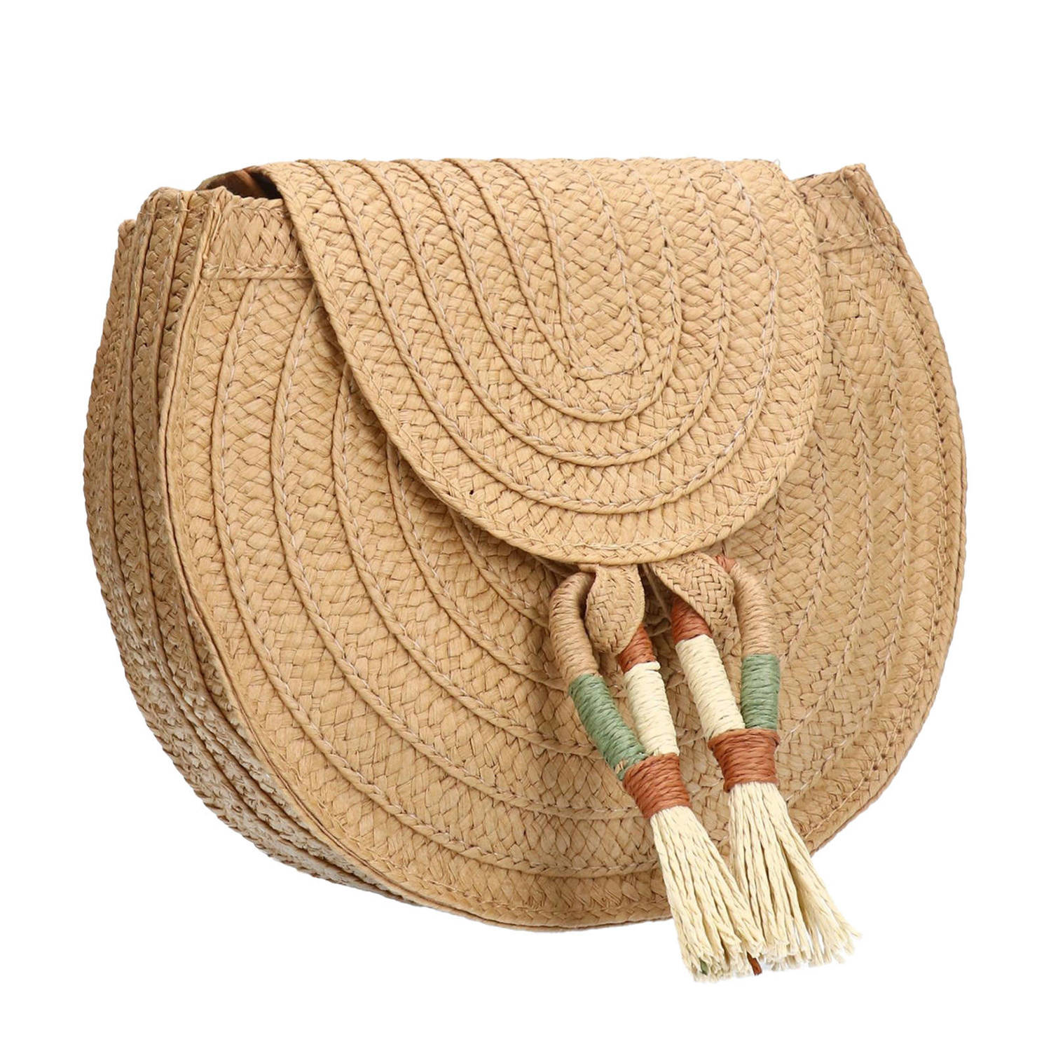 Manfield crossbody tas naturel