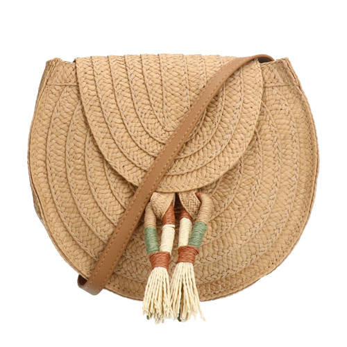 Manfield crossbody tas naturel afbeelding
