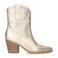 Manfield leren cowboylaarzen goud