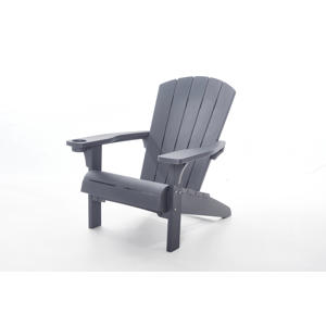 tuinstoel Alpine Adirondack grijs 