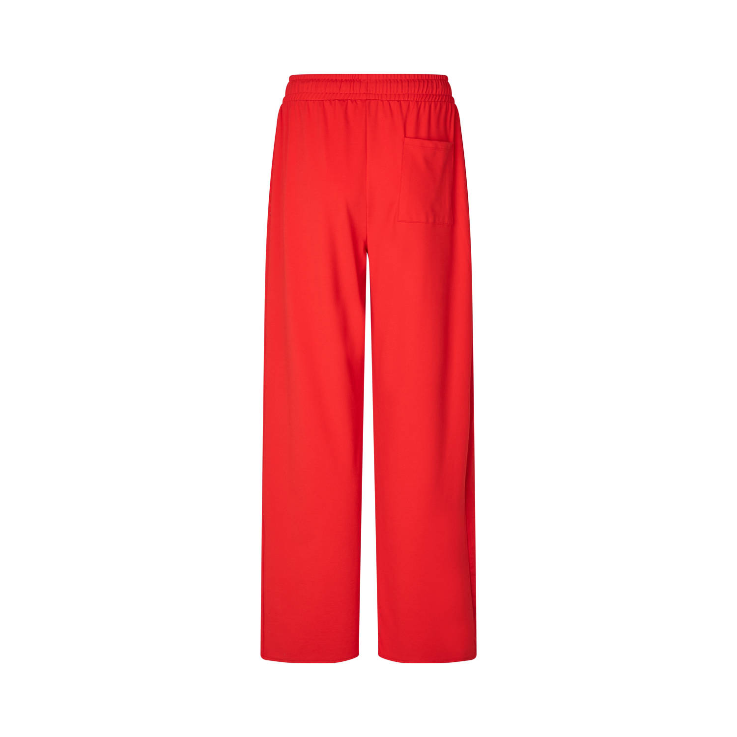 Modström wide leg regular waist broek rood