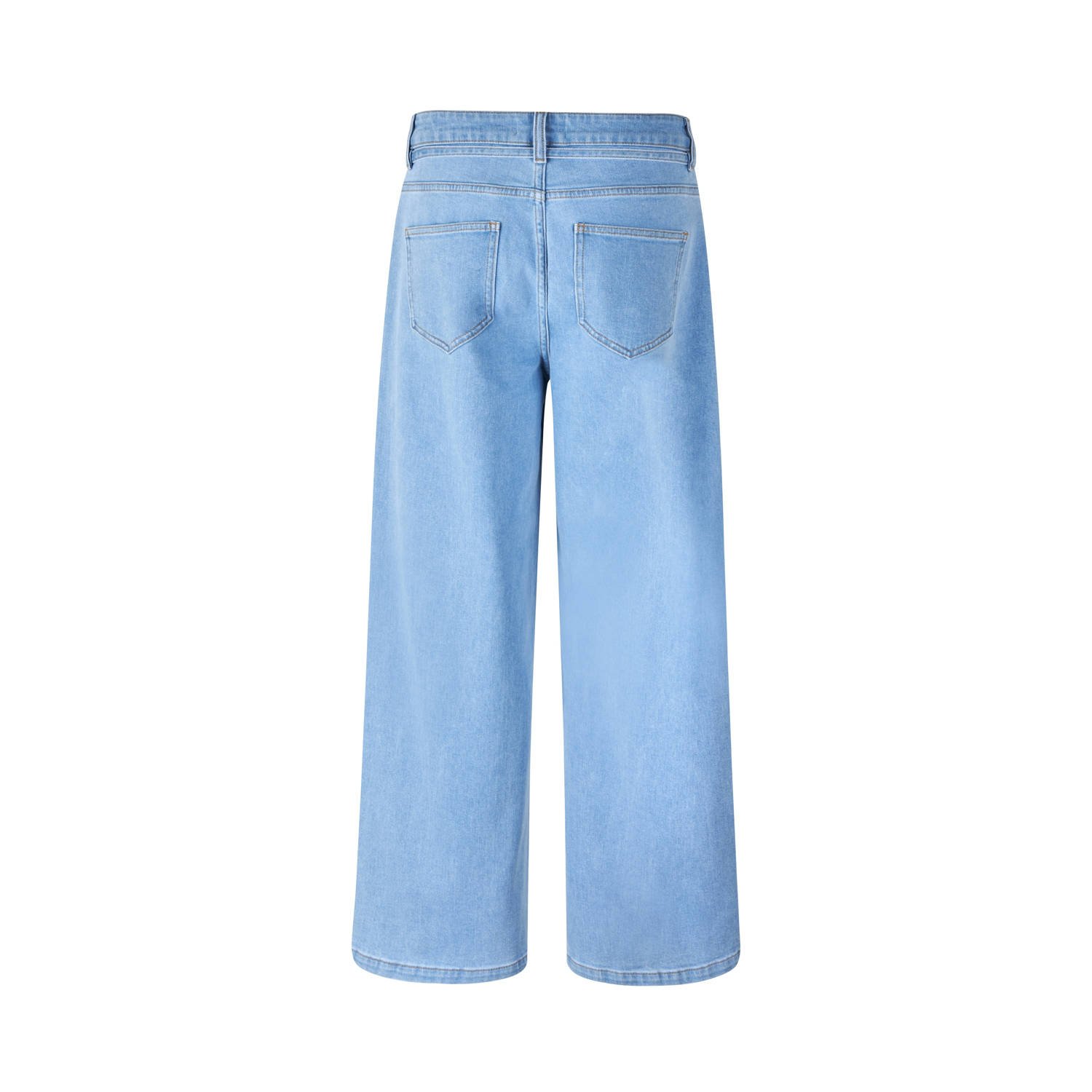 Modström high waist wide leg jeans light blue denim