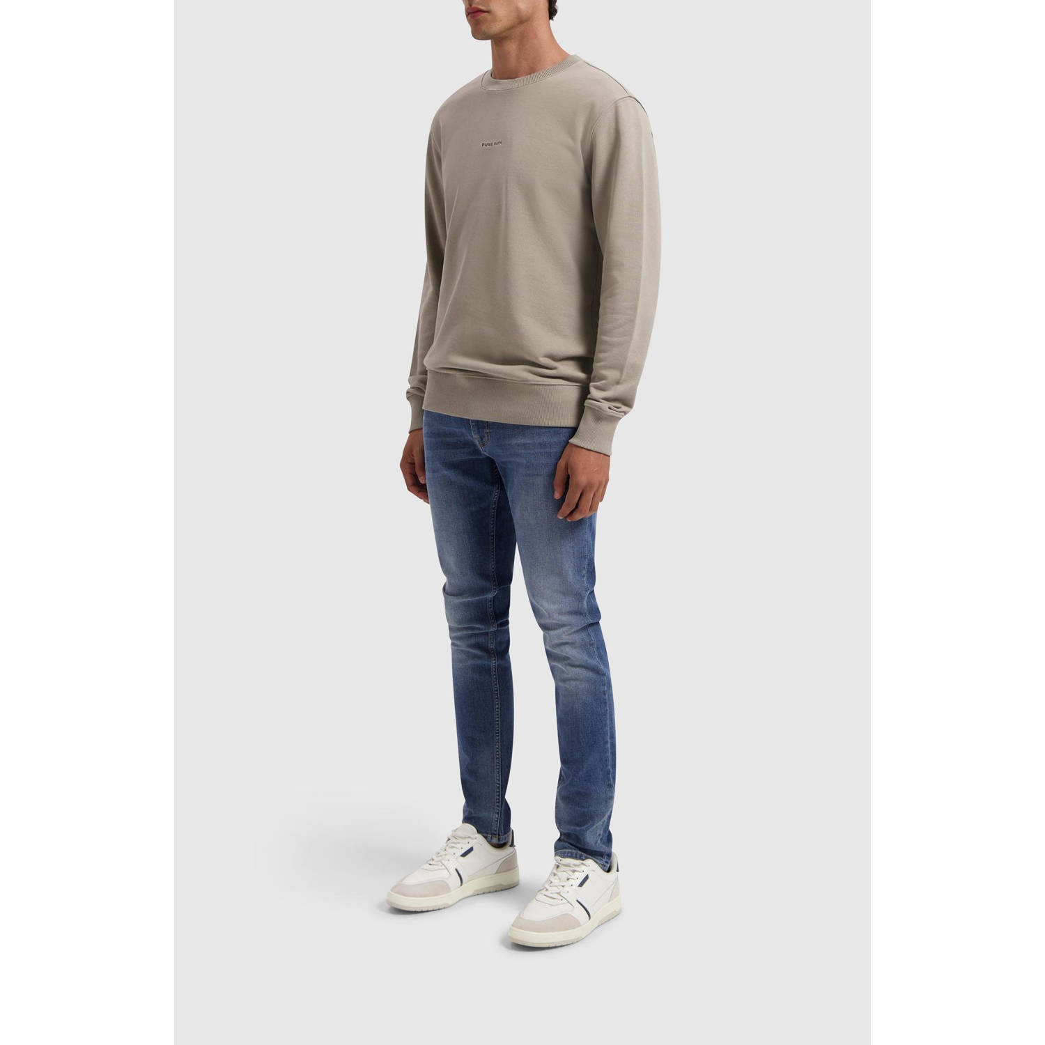 Pure Path sweater taupe