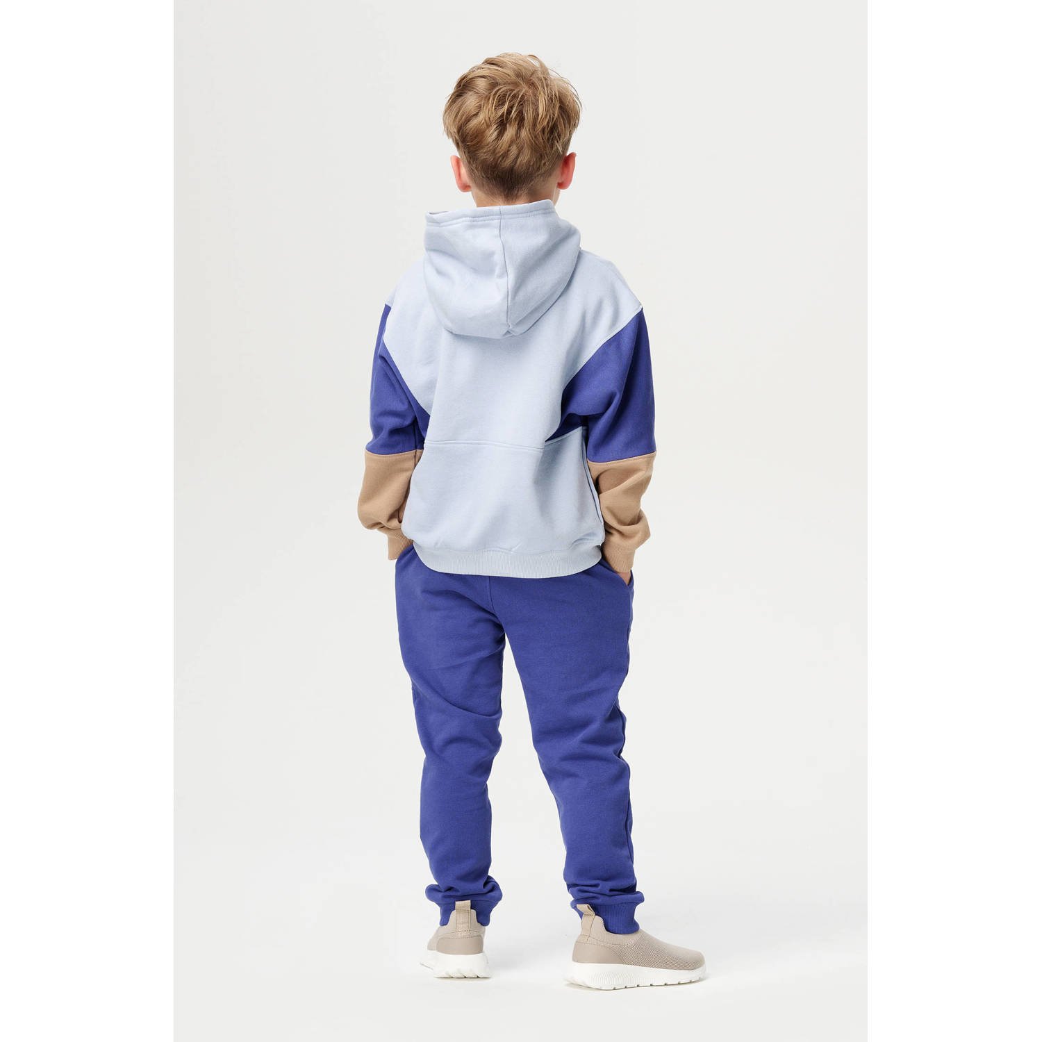 Noppies kids regular casual broek blauw
