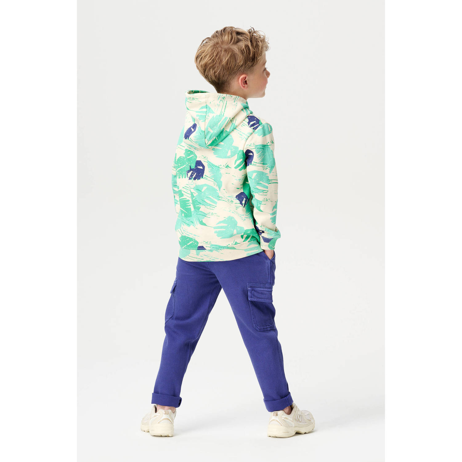 Noppies kids hoodie groen