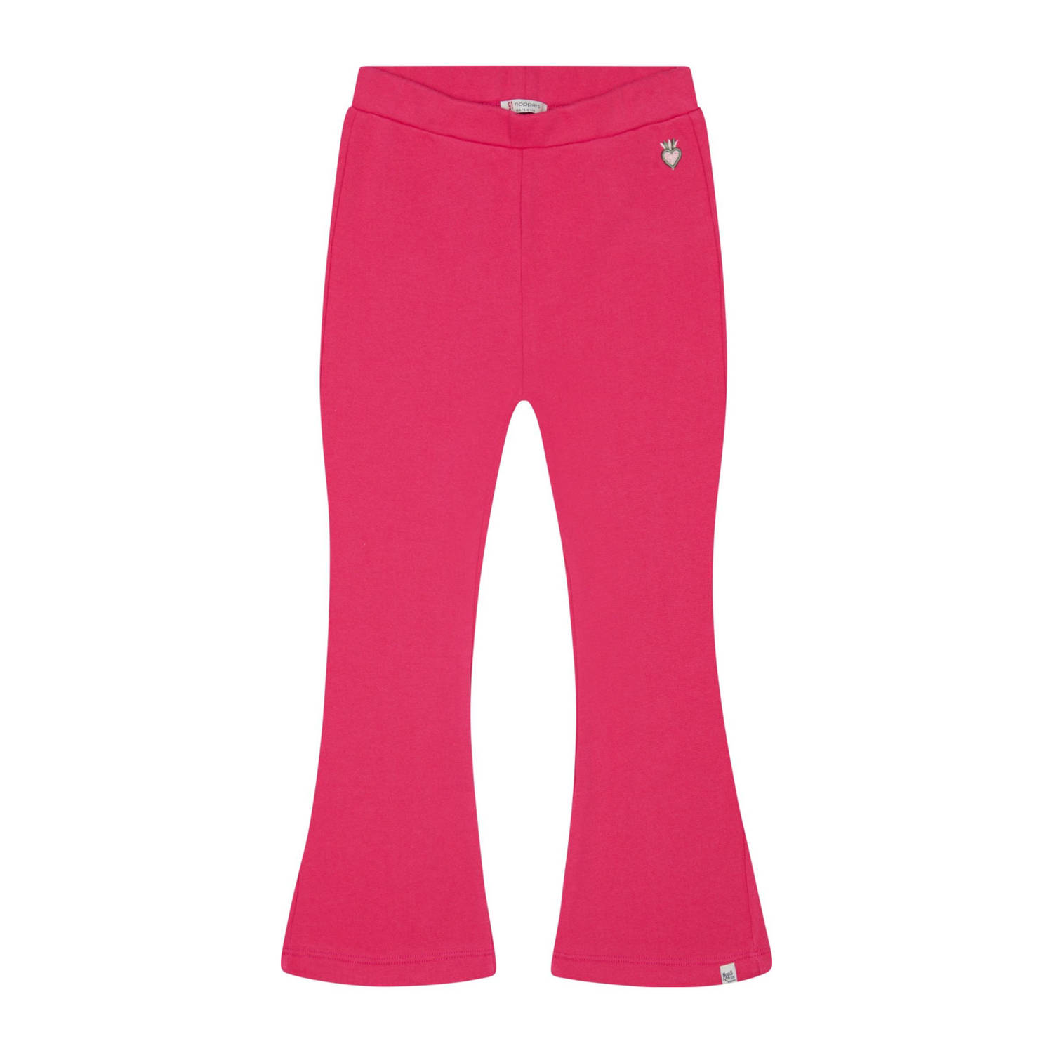 Noppies kids flared broek koraalrood