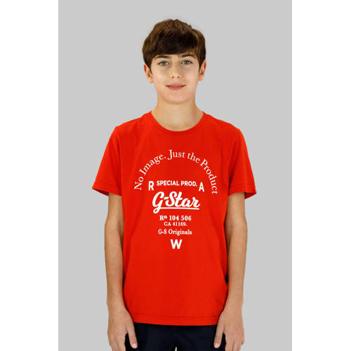 G-STAR T-shirt rood afbeelding