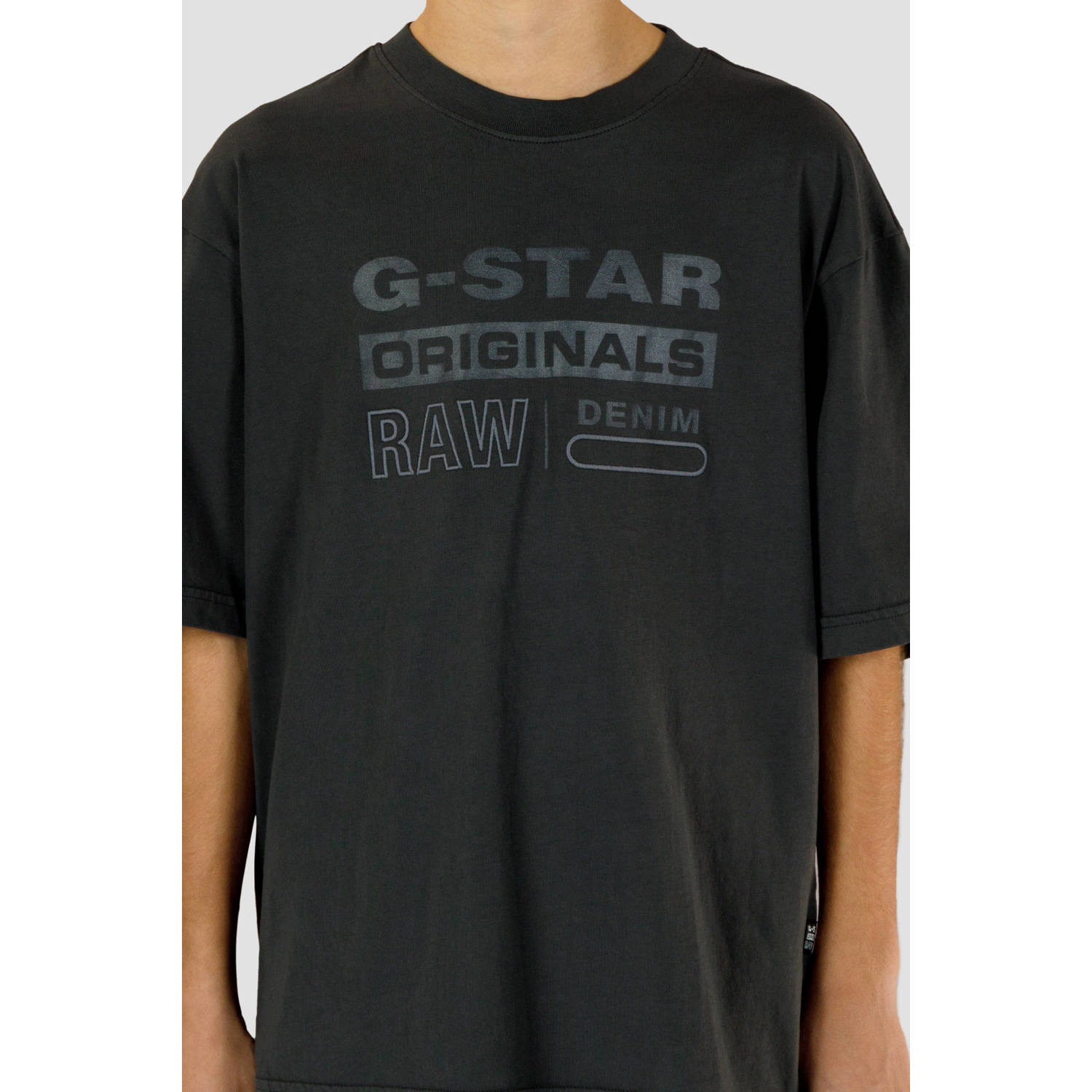 G-STAR T-shirt antraciet