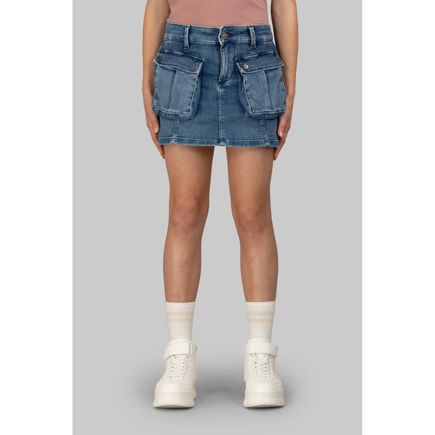 G-STAR spijkerrok medium blue denim