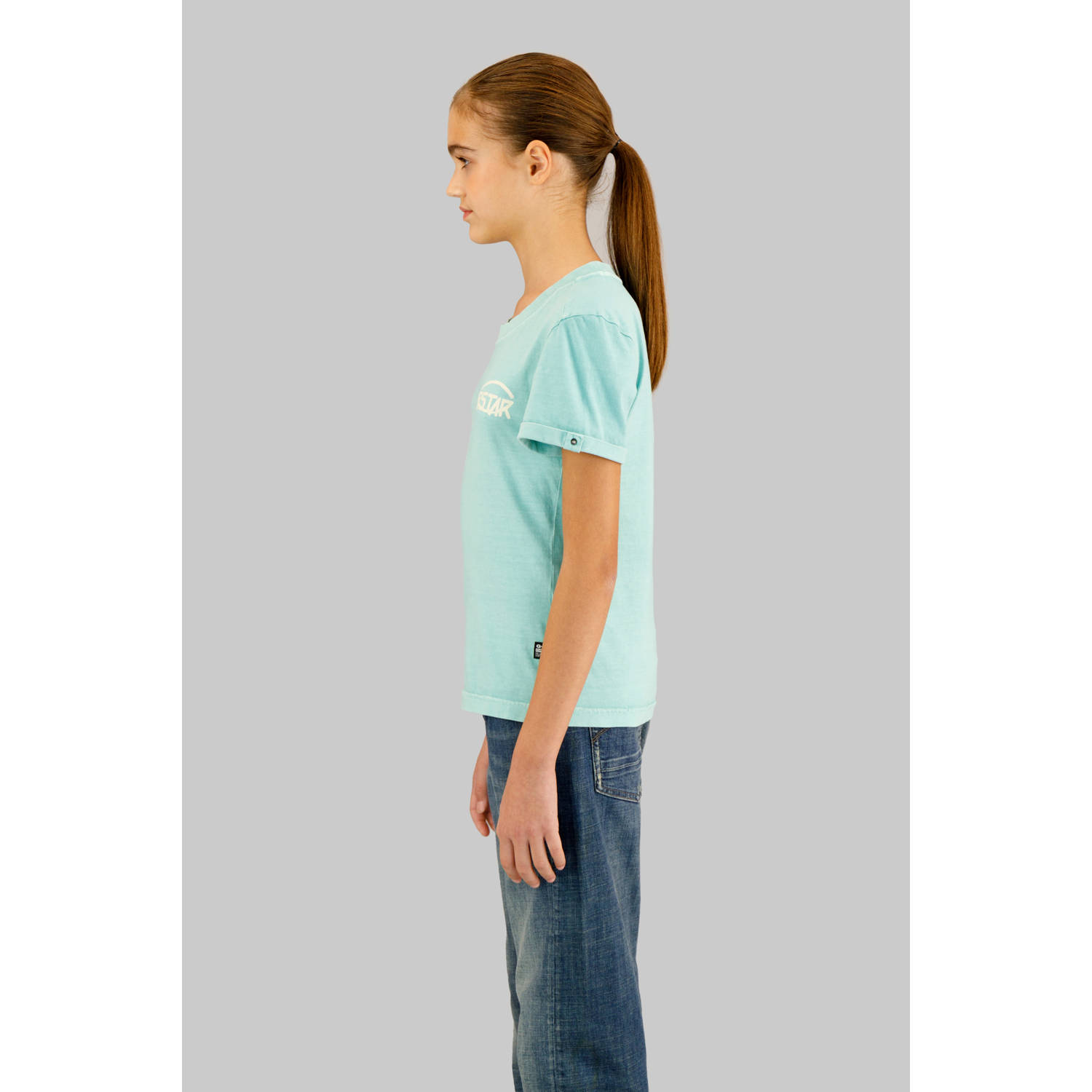 G-STAR T-shirt lichtblauw