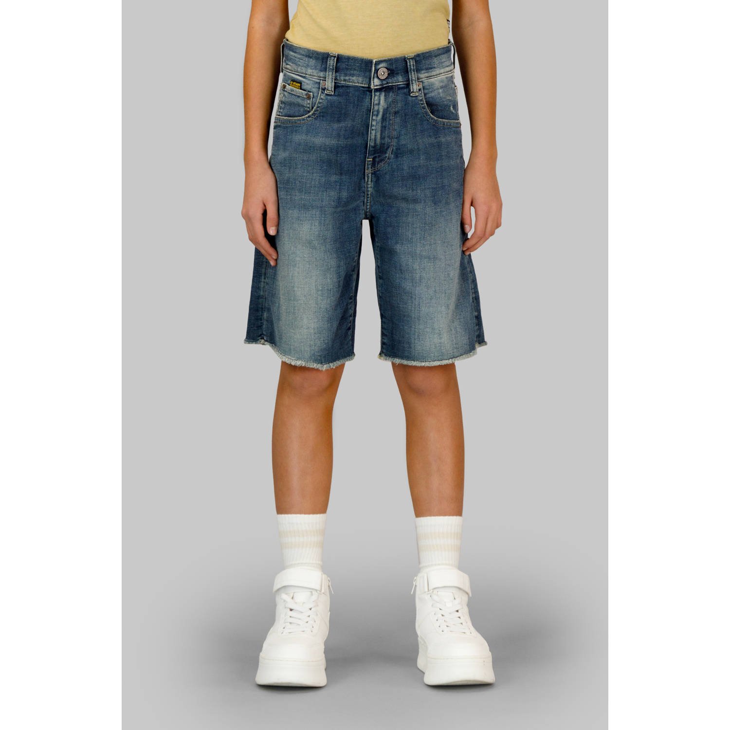 G-STAR Bermuda denim short VIKTORIA MID AGED