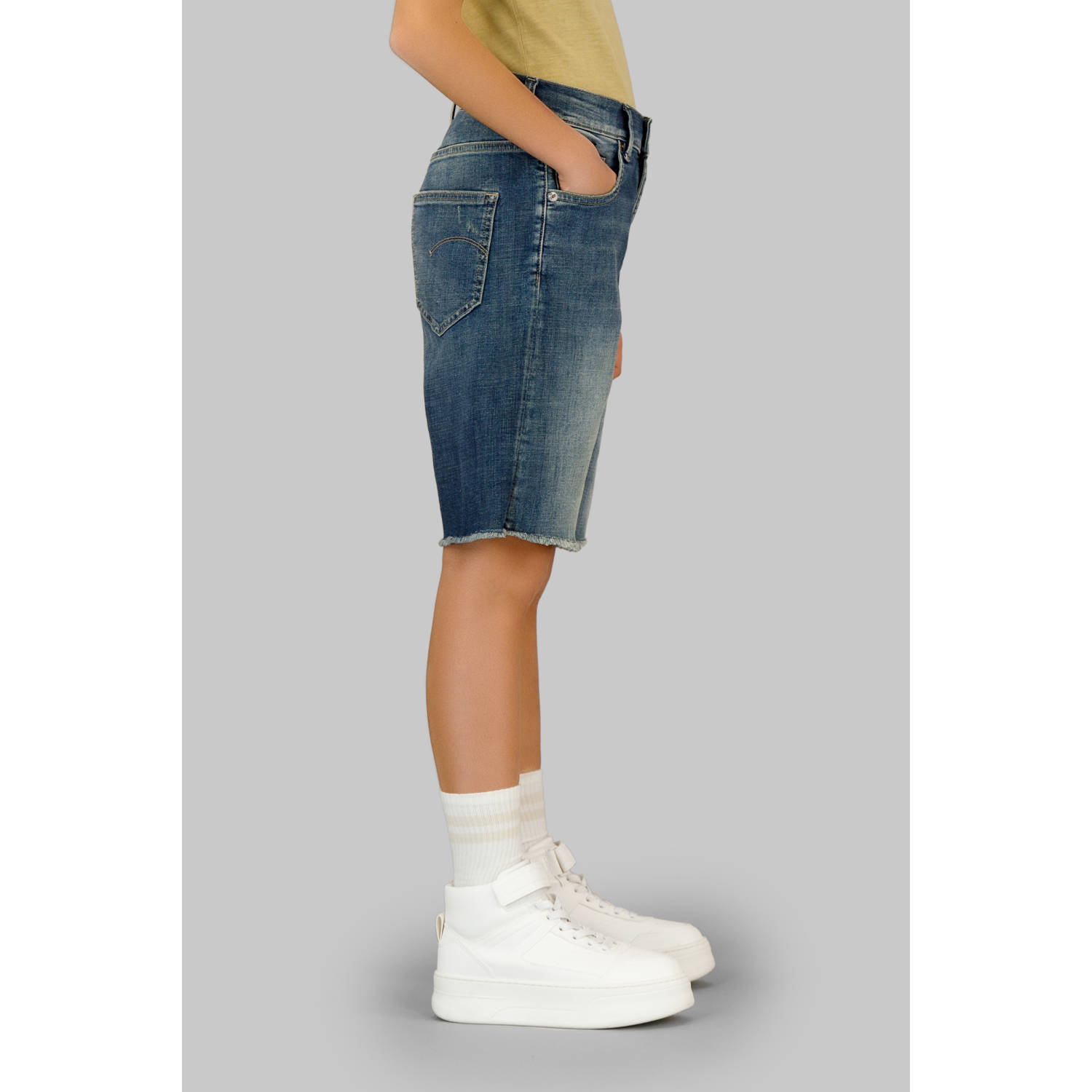 G-STAR Bermuda denim short VIKTORIA MID AGED