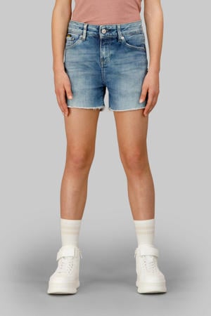 regular denim short light blue denim
