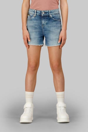 regular denim short light blue denim
