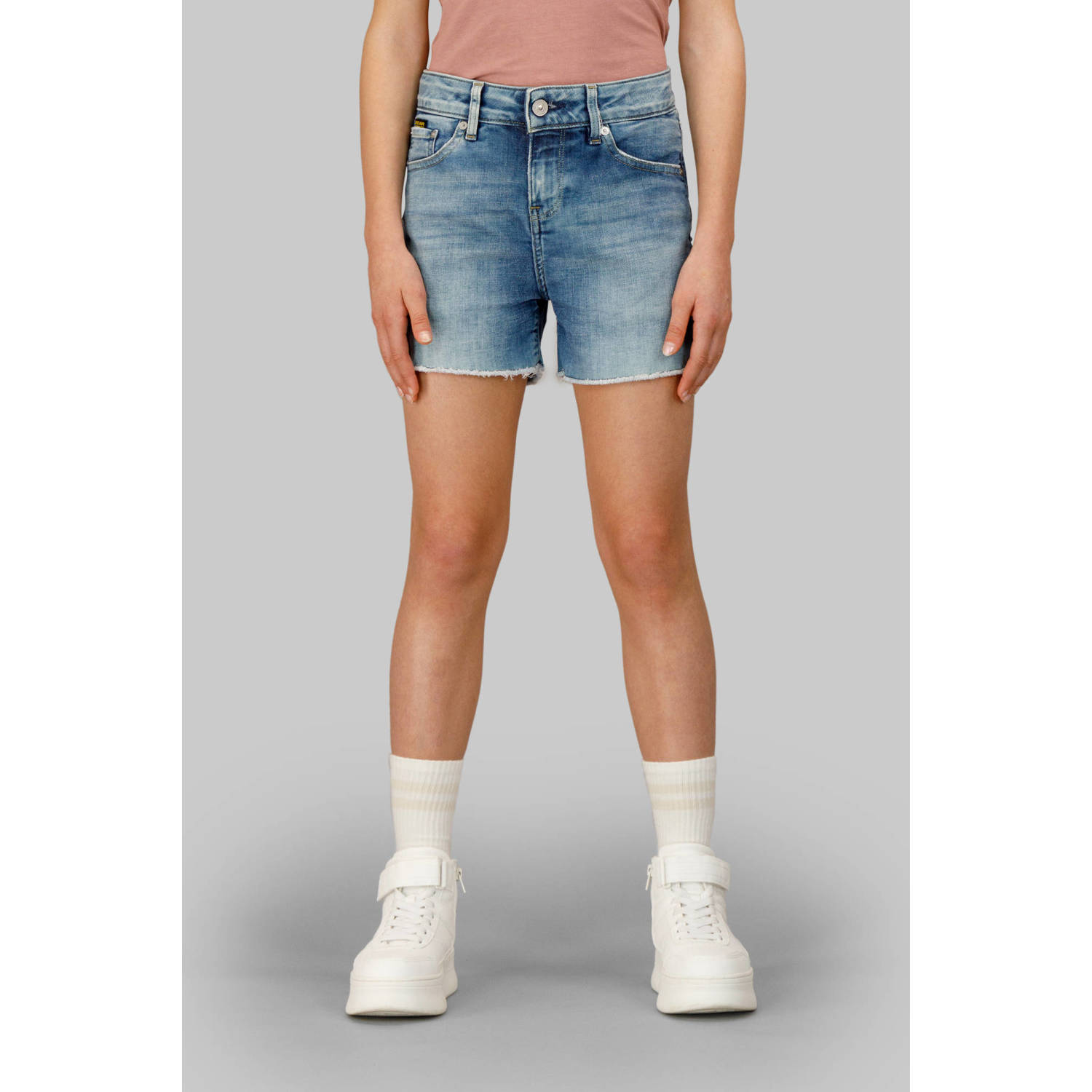 G-STAR regular denim short light blue denim